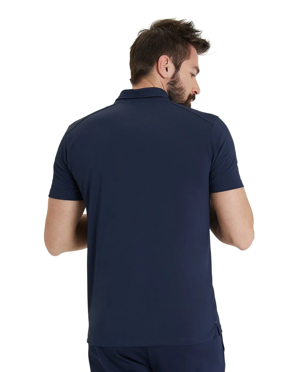 Arena Team Unisex Solid Polo Shirt - Navy