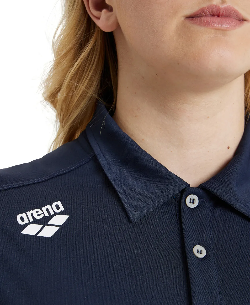 Arena Team Unisex Solid Polo Shirt - Navy