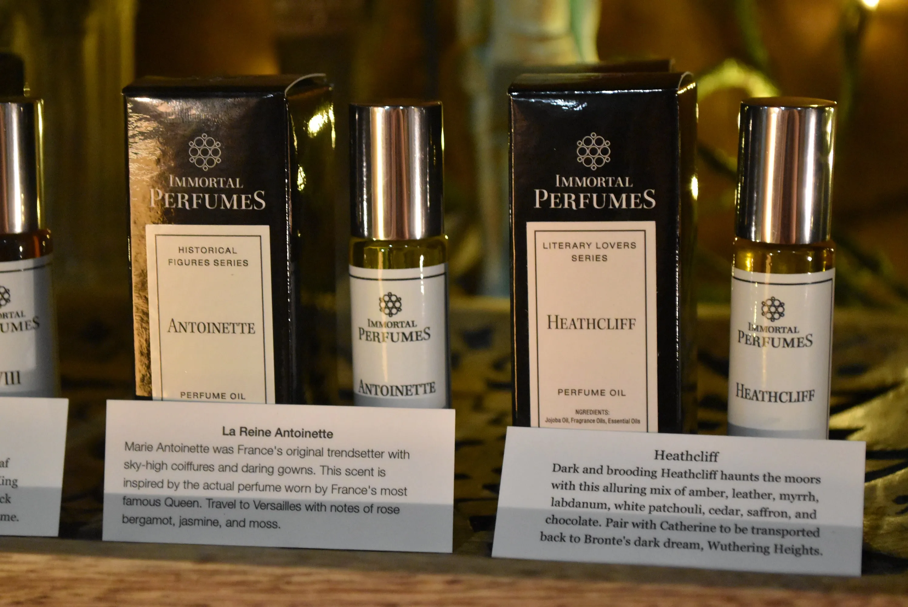 Artisanal Immortal Perfume & Cologne, multiple scents