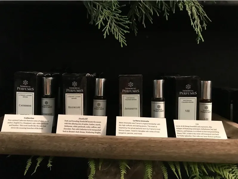 Artisanal Immortal Perfume & Cologne, multiple scents
