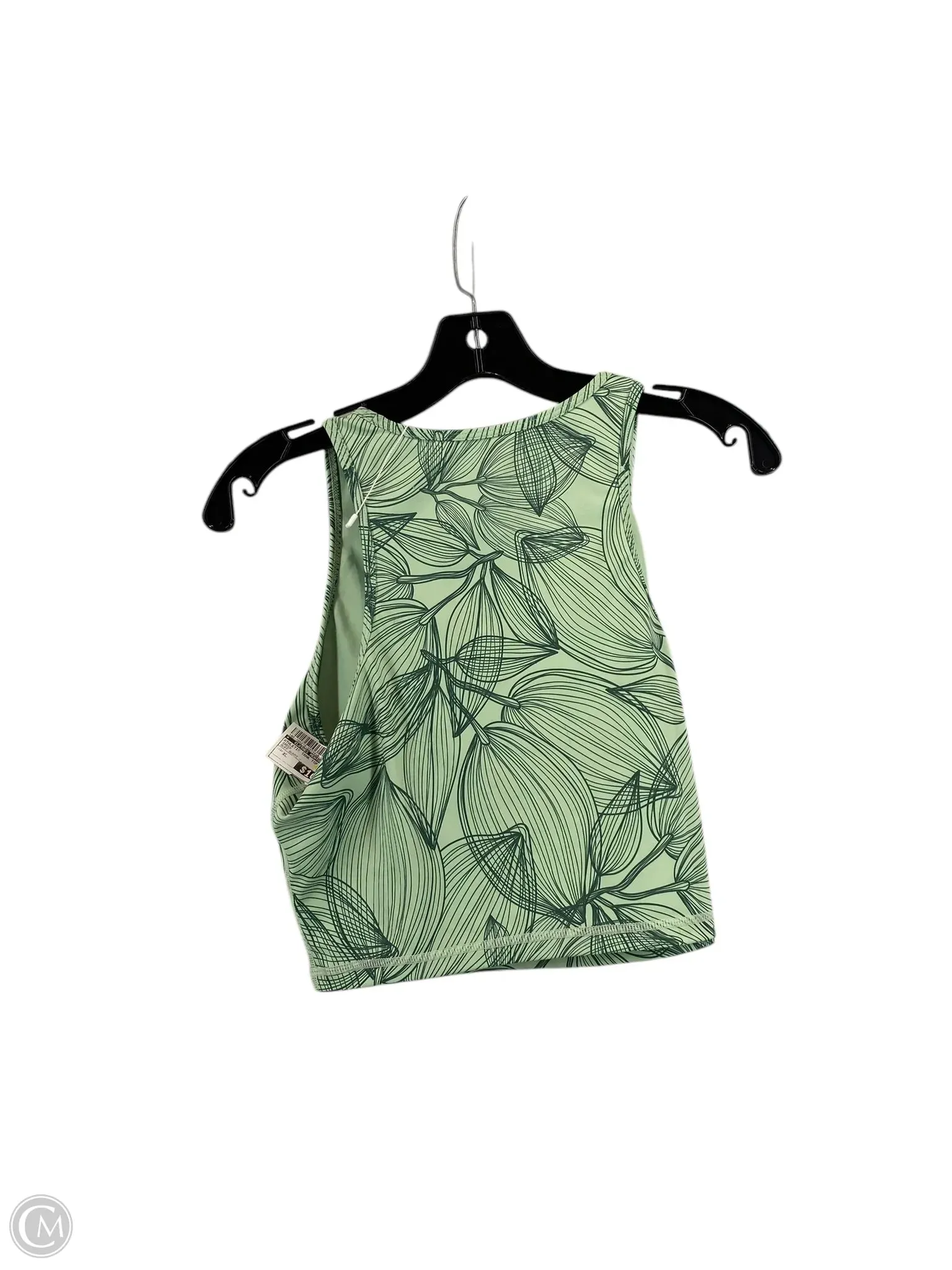 Athletic Tank Top By Clothes Mentor In Green, Size: Xl