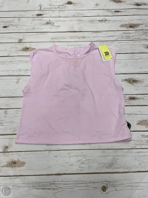 Athletic Top Short Sleeve By All In Motion In Pink, Size: S