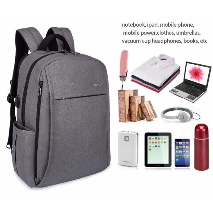 Backpack USB Charging & Anti-Theft <br> Oxford