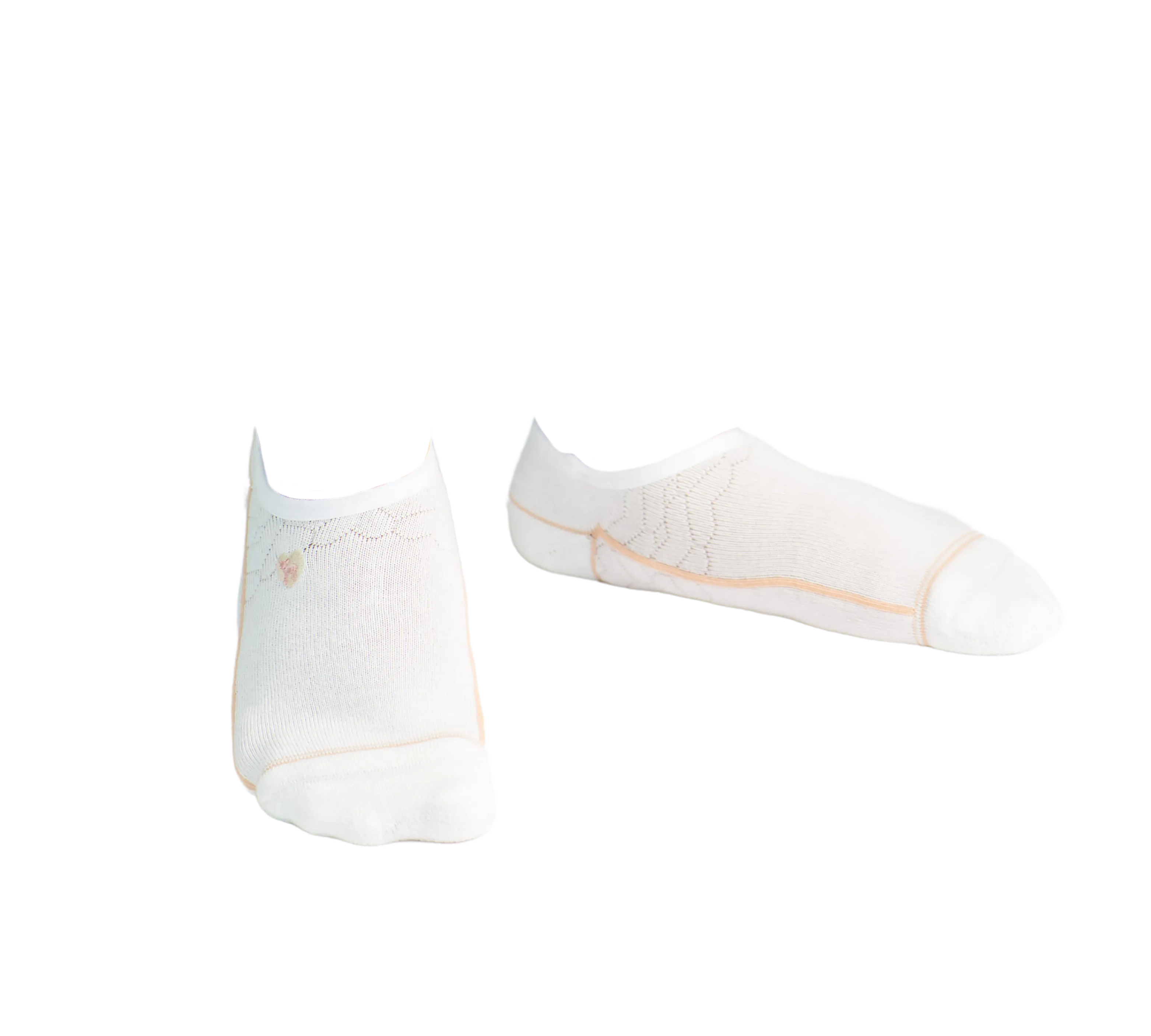 Bamboo Socks | No Fuss No-Show | Star White