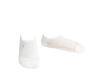 Bamboo Socks | No Fuss No-Show | Star White