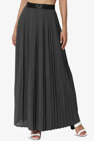 Barria Flowy Maxi Pleated Skirt