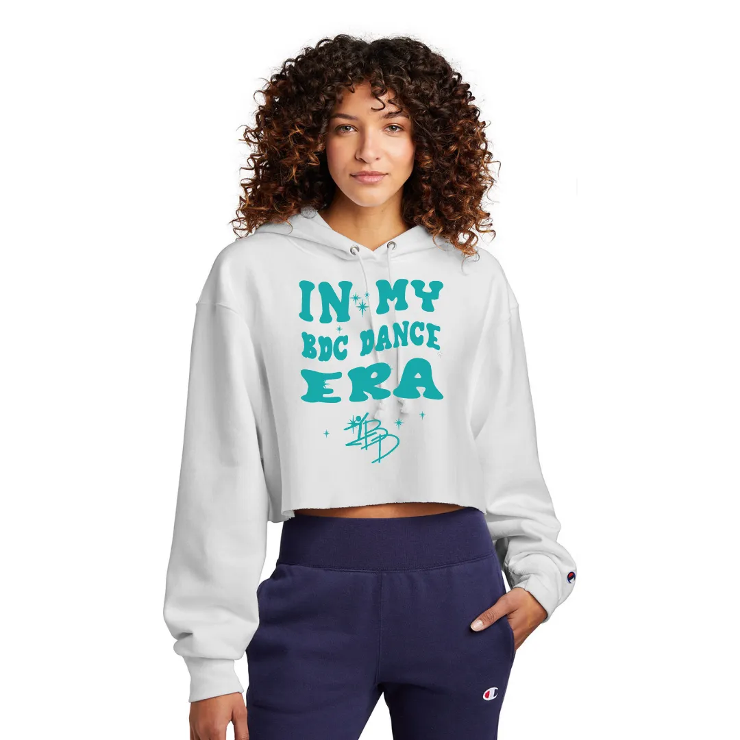 BDC Champion ® Women's Reverse Weave ® Cropped Cut-Off Hooded Sweatshirt