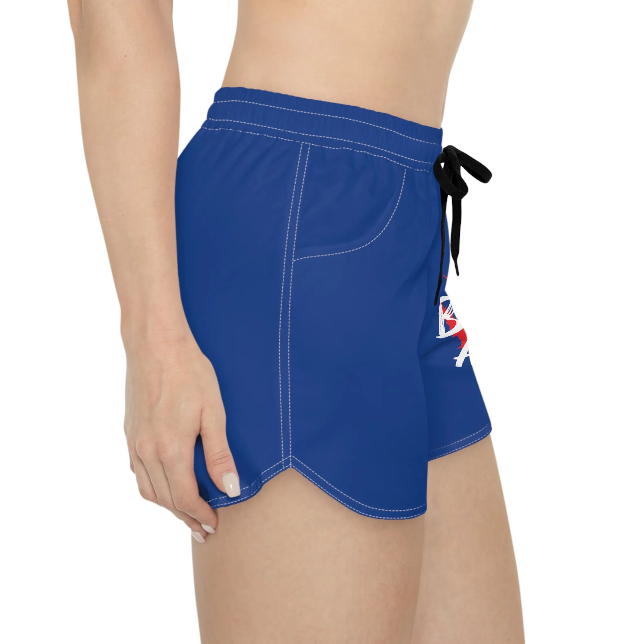 Beast Attire Women's Blue Casual Shorts (AOP)