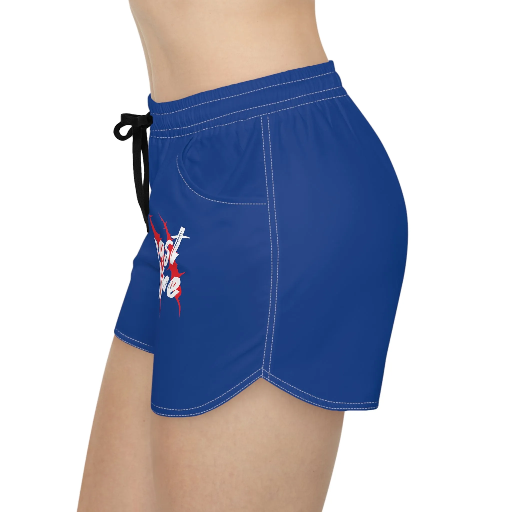 Beast Attire Women's Blue Casual Shorts (AOP)