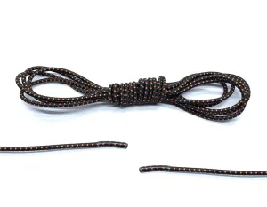 Black / Orange Elastic Laces