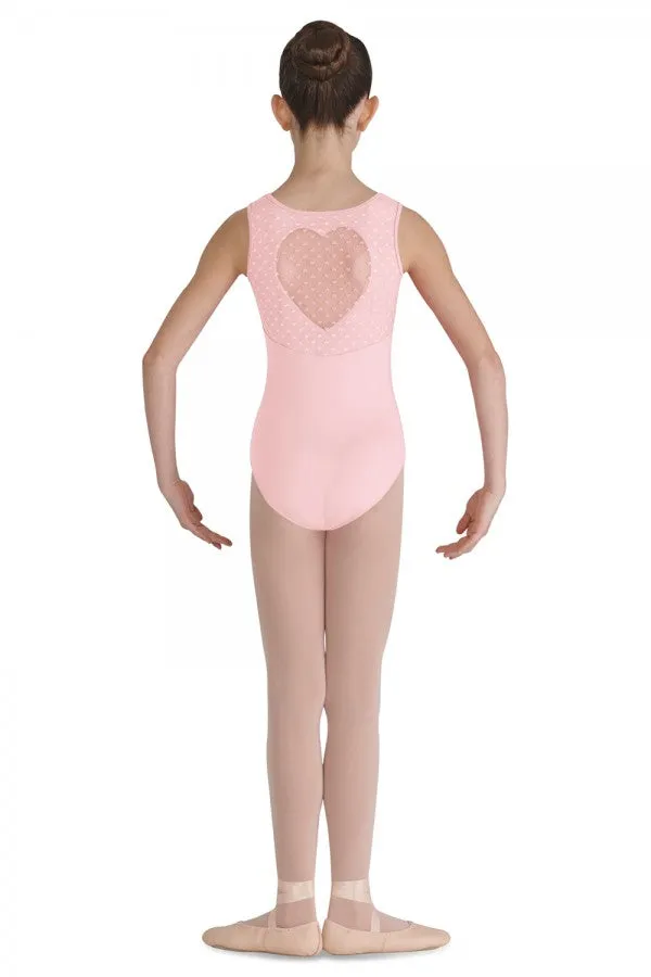 Bloch CL7905 Heart Mesh Leotard Child
