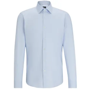 BOSS EASY-IRON OXFORD STRETCH COTTON REGULAR FIT SHIRT