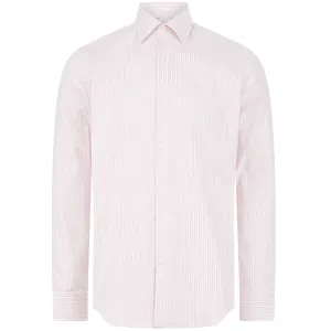 BOSS STRIPED OXFORD STRETCH COTTON REGULAR FIT SHIRT