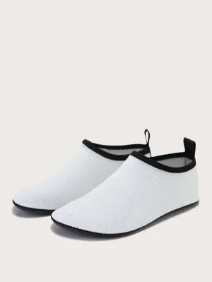 Boys Contrast Binding Aqua Socks - FDs