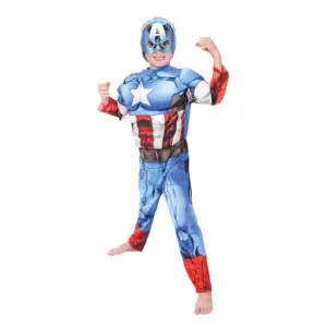 Captain America Avengers Assemble Deluxe - Size 3-5