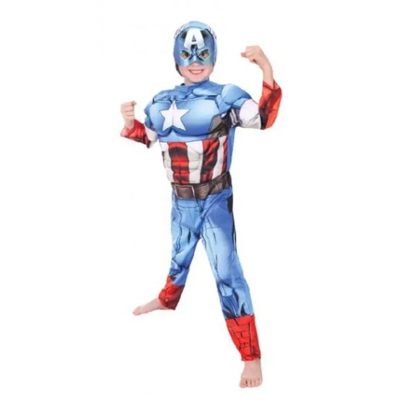 Captain America Avengers Assemble Deluxe - Size 3-5