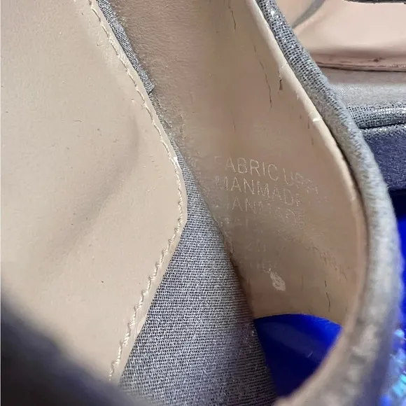 Carvela Kurt Geiger Silver Metallic Lovebird Crystal-embellished Satin Stilettos