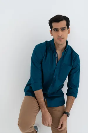 Casual Teal Shirt