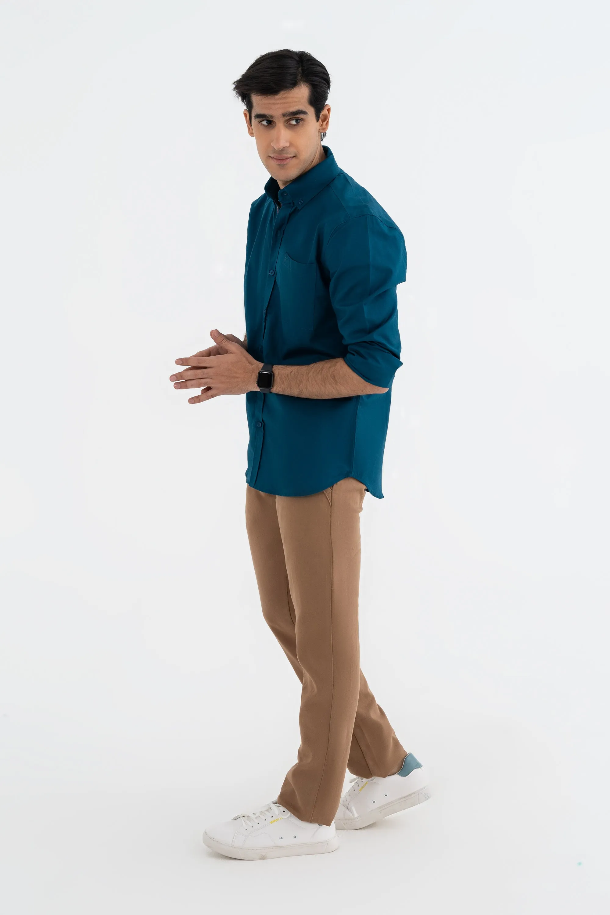 Casual Teal Shirt