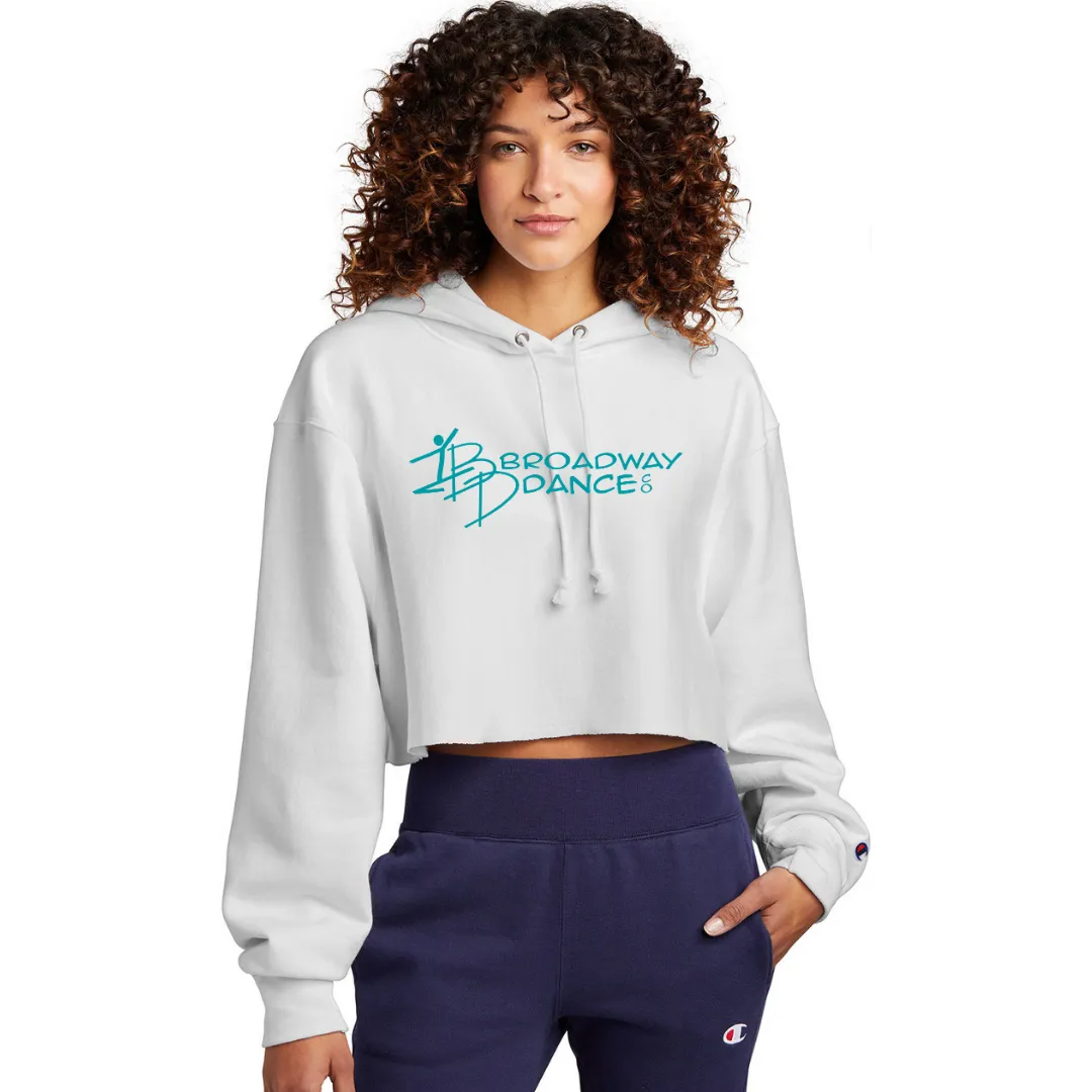 Champion ® Women's Reverse Weave ® Cropped Cut-Off Hooded Sweatshirt