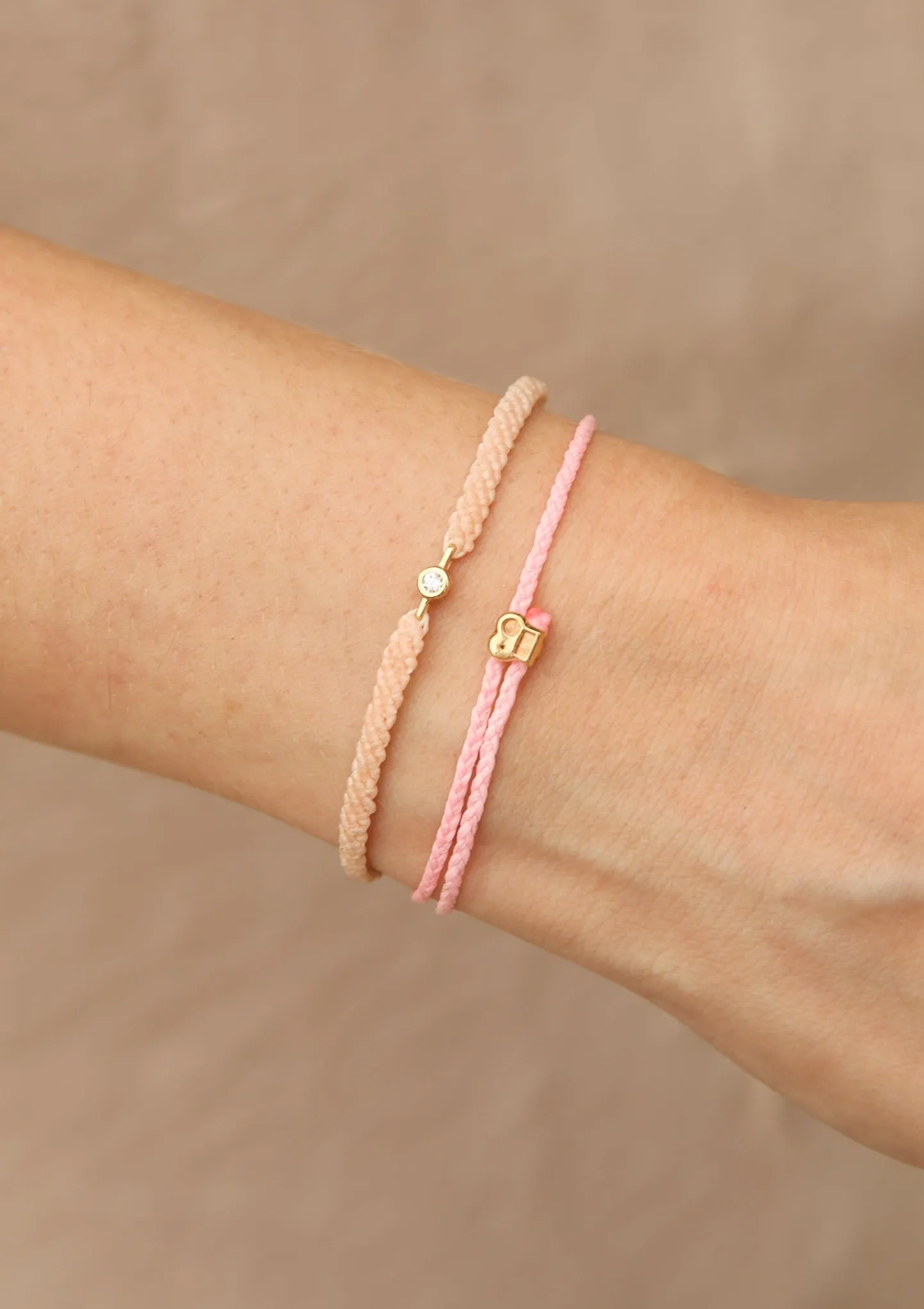 Classic Diamond Bracelet in Ballet Pink