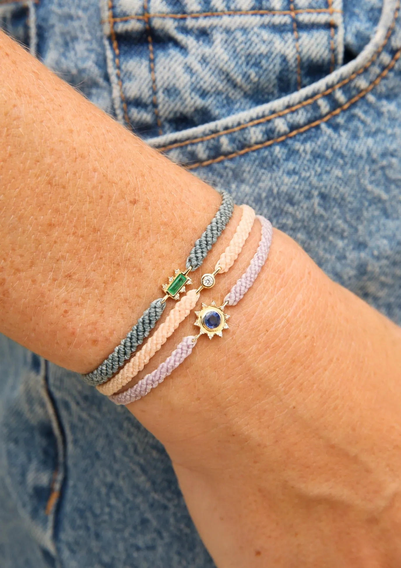 Classic Diamond Bracelet in Ballet Pink