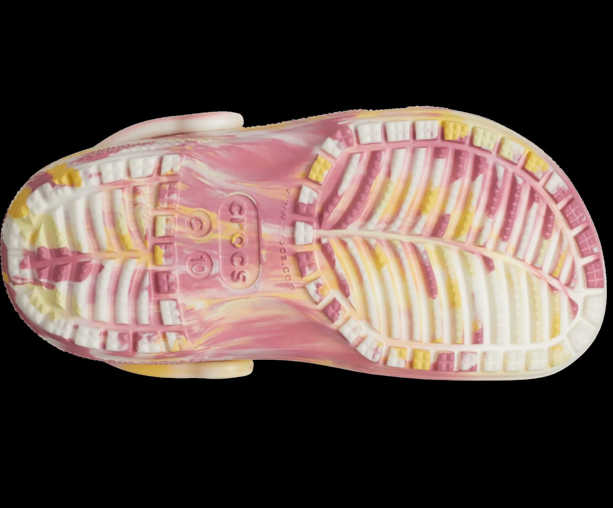 Classic Glow Marbled Clog Toddlers - Daylily/Multi