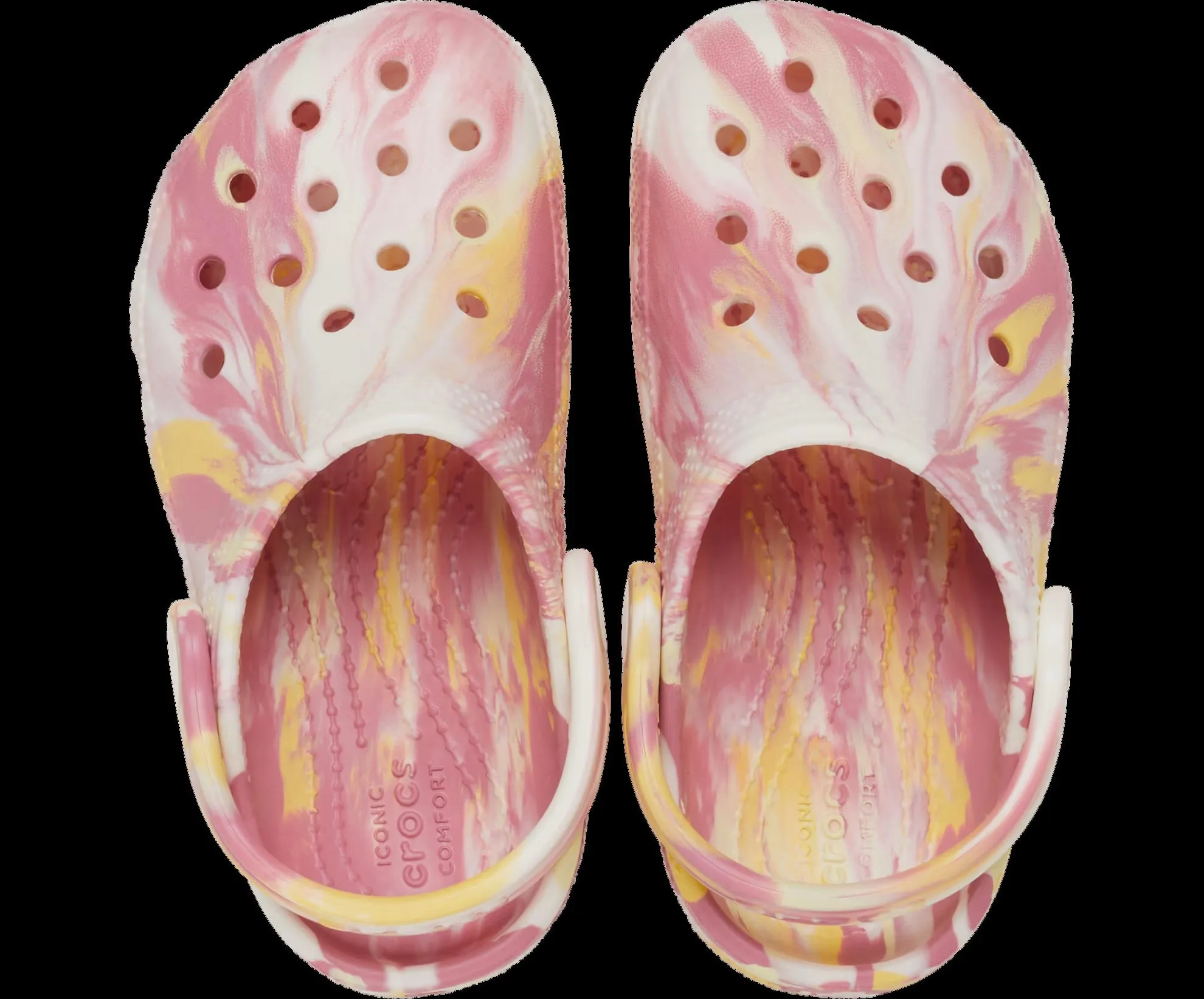 Classic Glow Marbled Clog Toddlers - Daylily/Multi