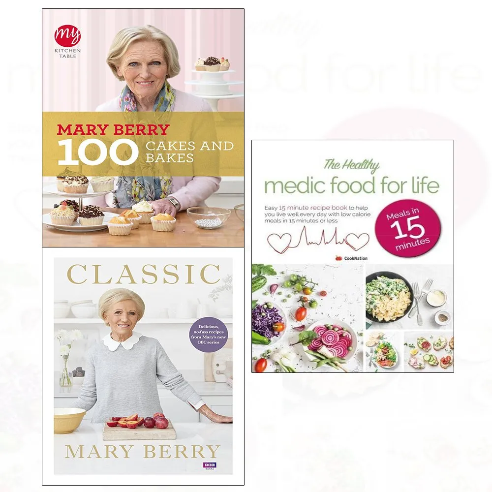Classic [Hardcover], Healthy Medic Food For Life Meals In 15 Minutes, My Kitchen Table