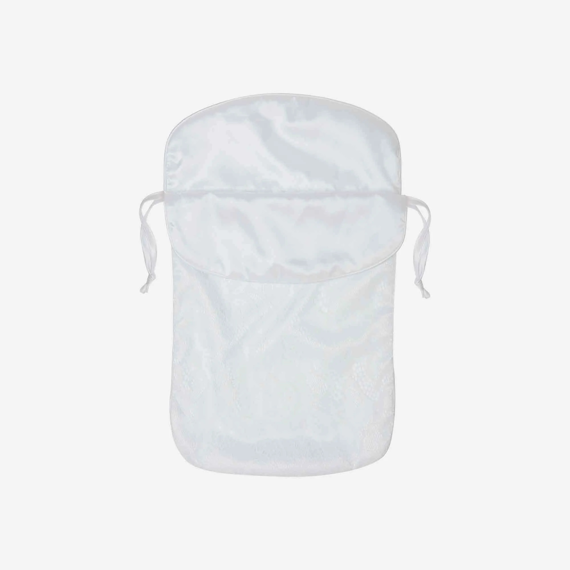 Classic White Lace Shoe Bag - Set of 2