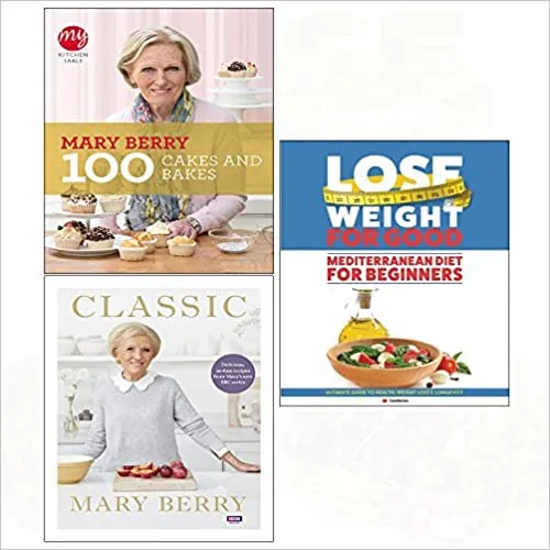 Classic[hardcover], My kitchen table, Mediterranean diet for beginners 3 books collection set