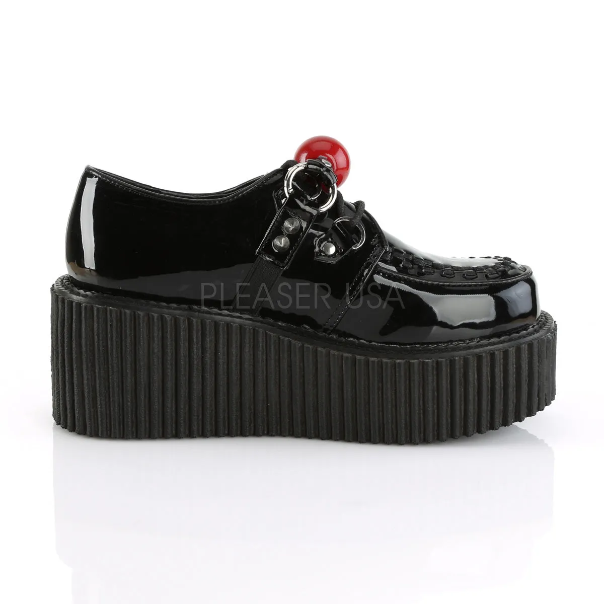 CREEPER-222  Black Patent