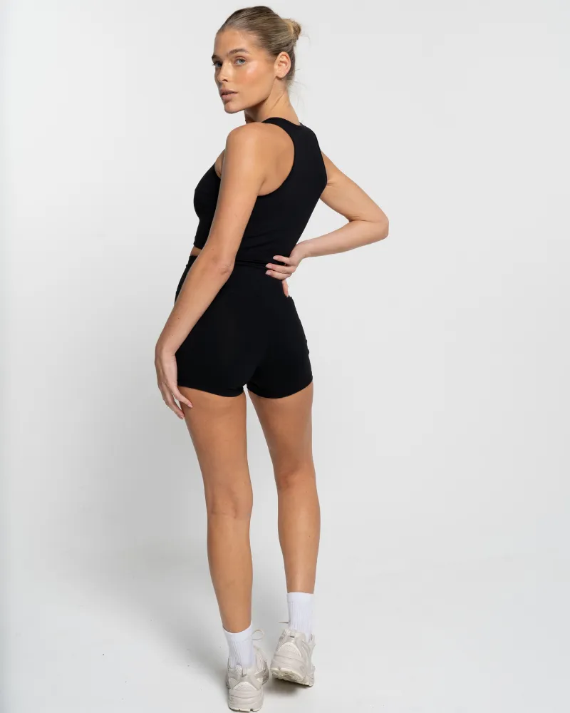 Cropped Tank - Onyx