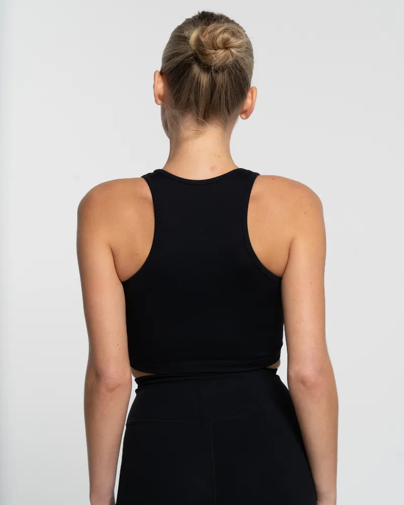 Cropped Tank - Onyx