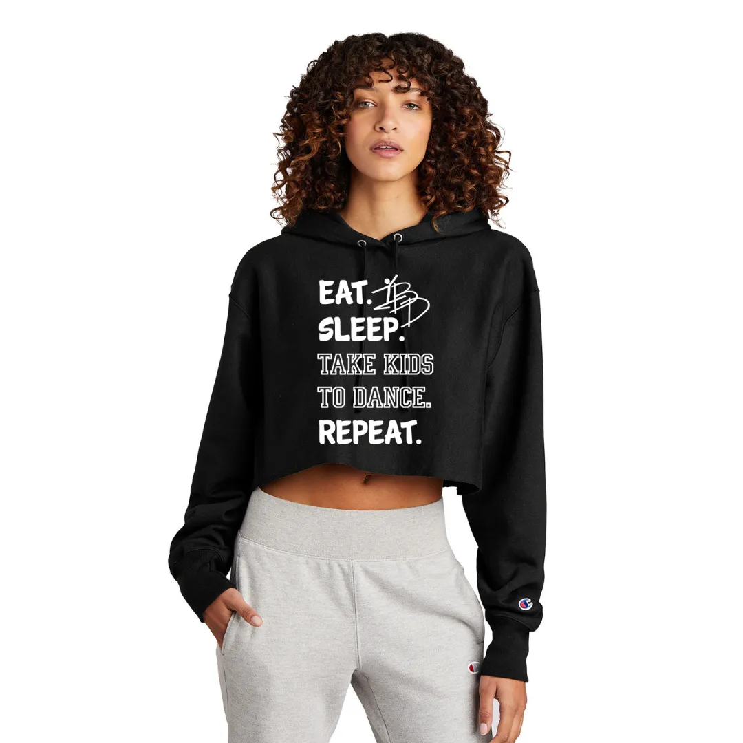 Dance Mom Champion ® Women's Reverse Weave ® Cropped Cut-Off Hooded Sweatshirt