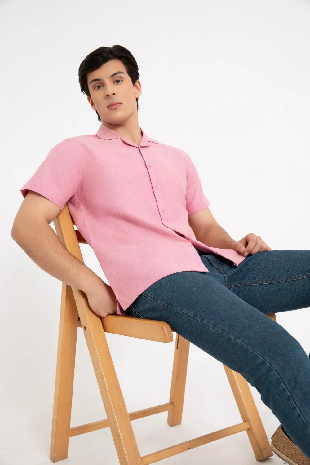 Dark Pink Casual Shirt