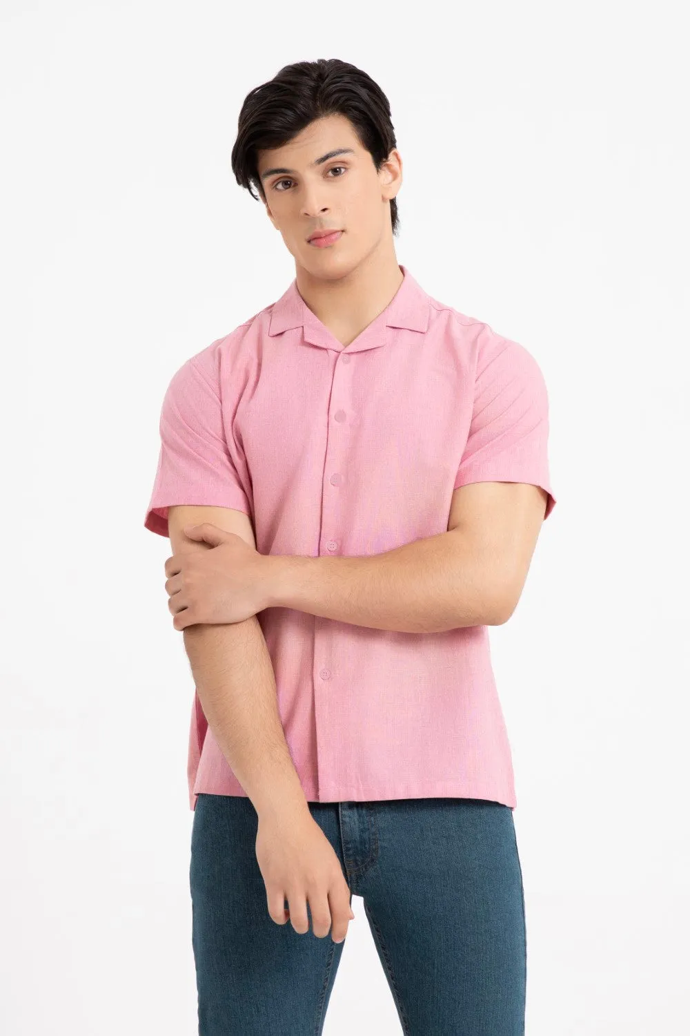 Dark Pink Casual Shirt