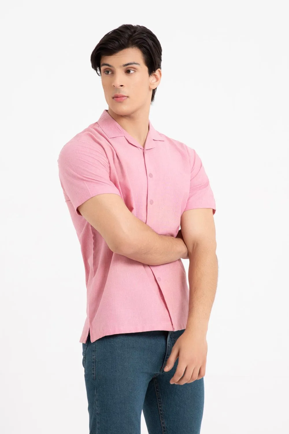 Dark Pink Casual Shirt
