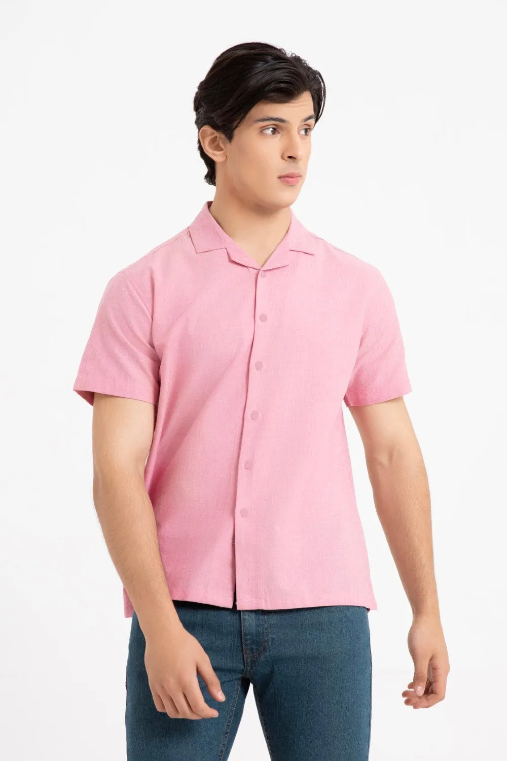 Dark Pink Casual Shirt