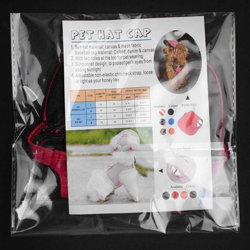 Dogs Sun Hat  Pet Casual Cotton Baseball Cap