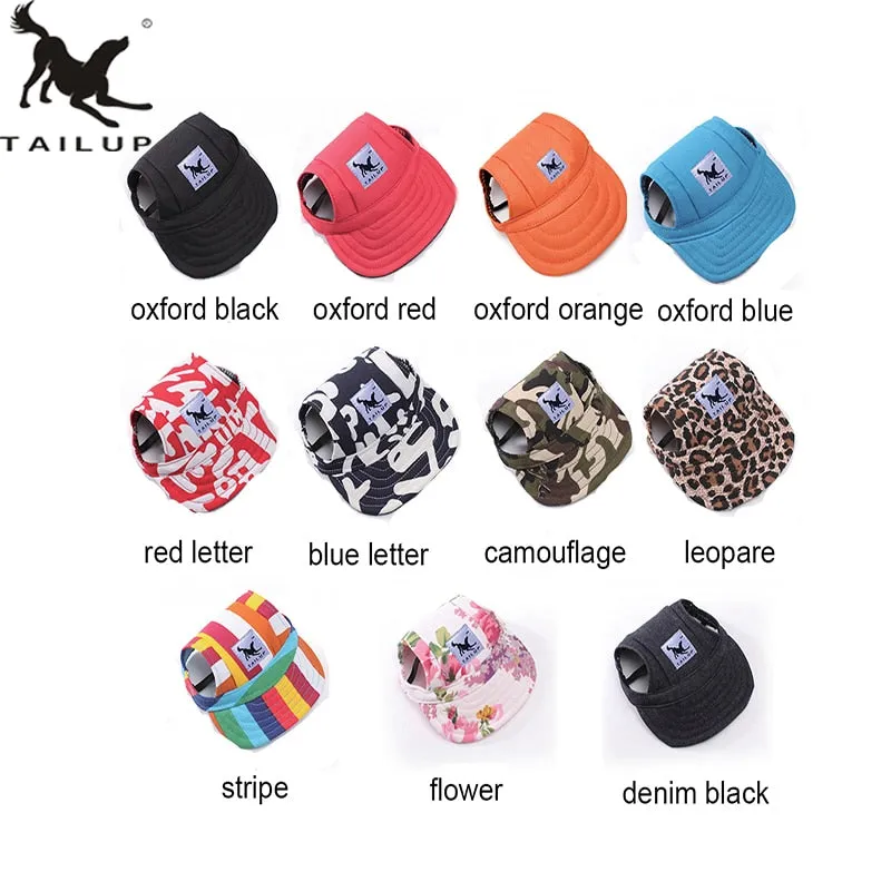 Dogs Sun Hat  Pet Casual Cotton Baseball Cap