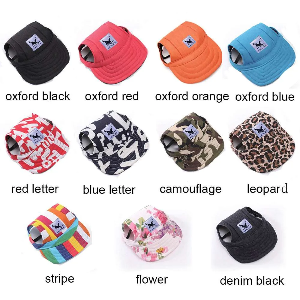 Dogs Sun Hat  Pet Casual Cotton Baseball Cap