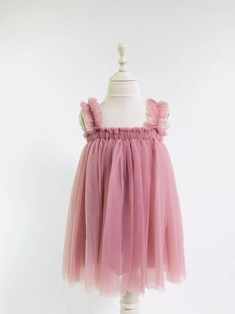 DOLLY 2Way Tutu Dress Beach Coverup Mauve