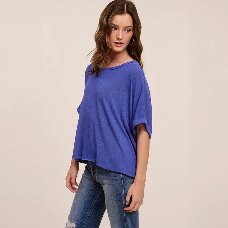 Dolman Sleeve Boxy Top