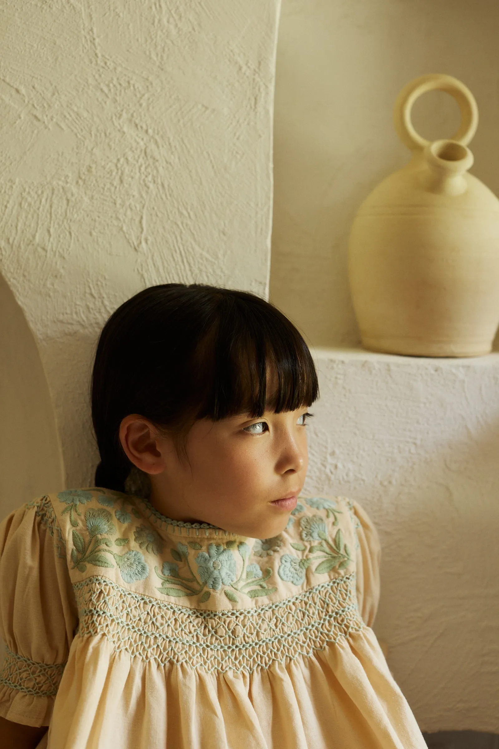 Dora Dress, Milk