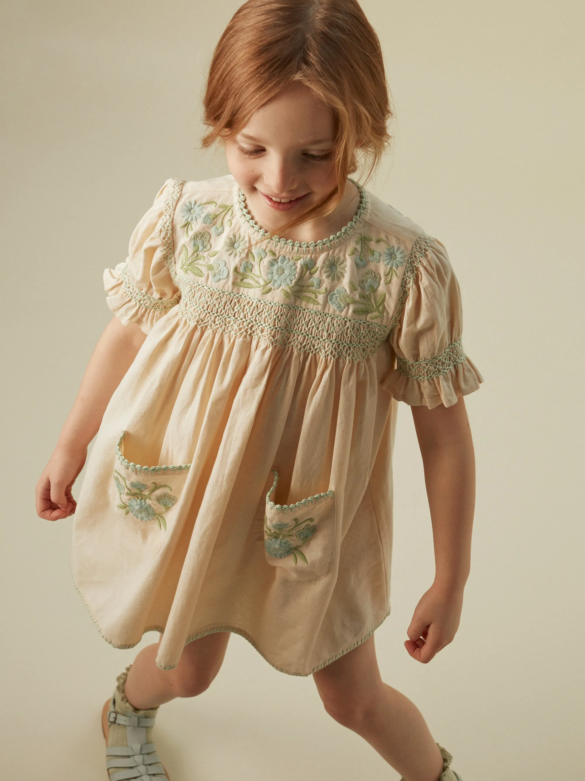 Dora Dress, Milk