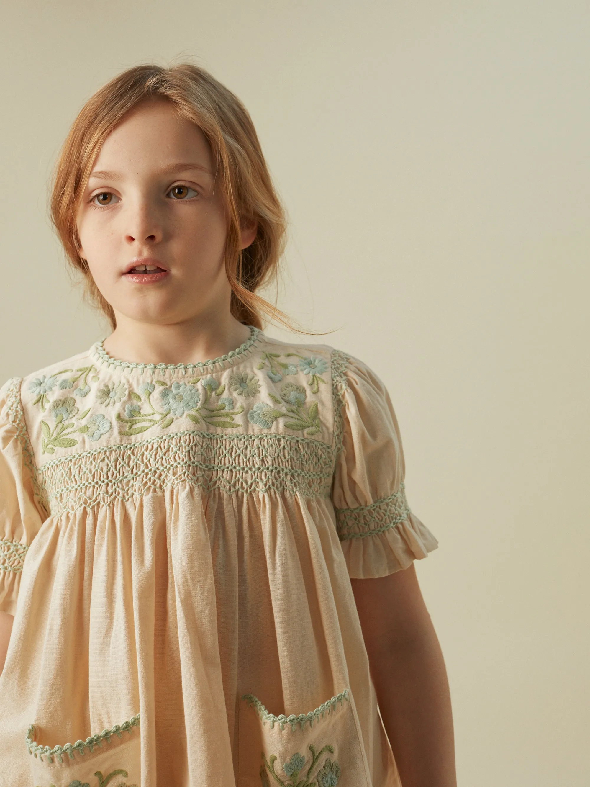 Dora Dress, Milk