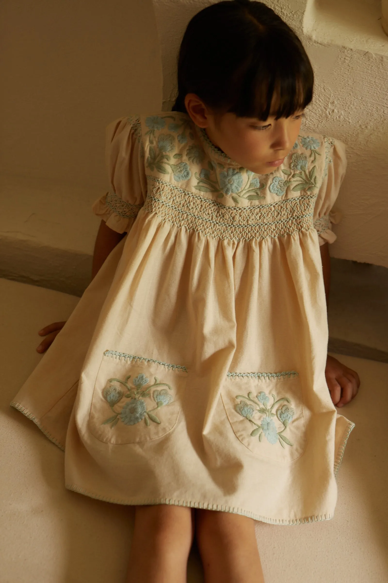 Dora Dress, Milk