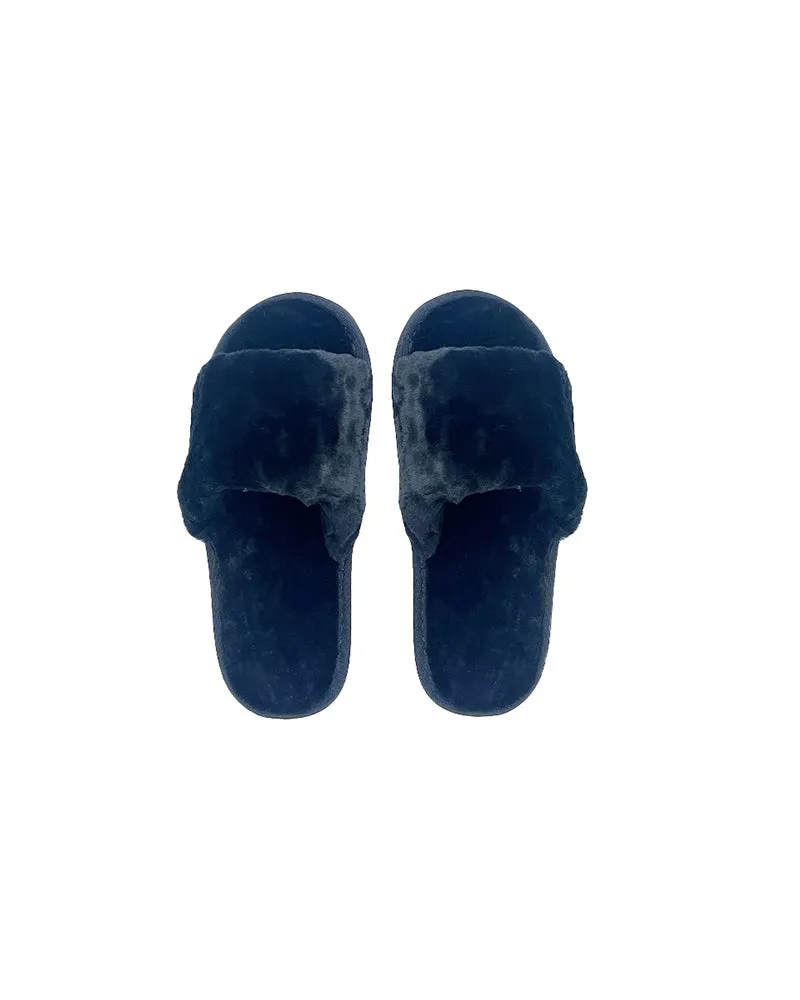 Dyed Shearling Slipper in Assorted Colors