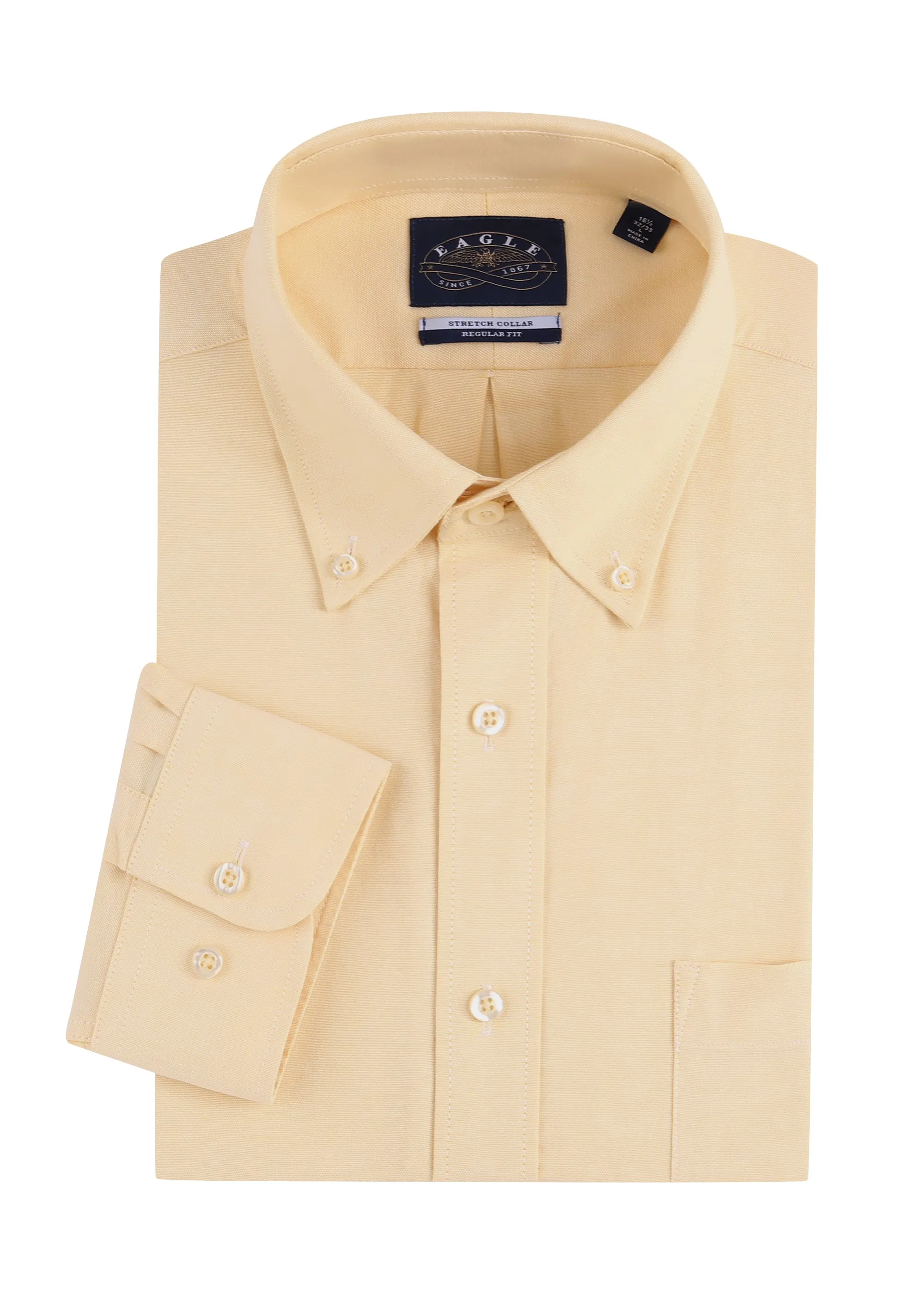 Eagle Stretch Neck Pinpoint Oxford Shirt